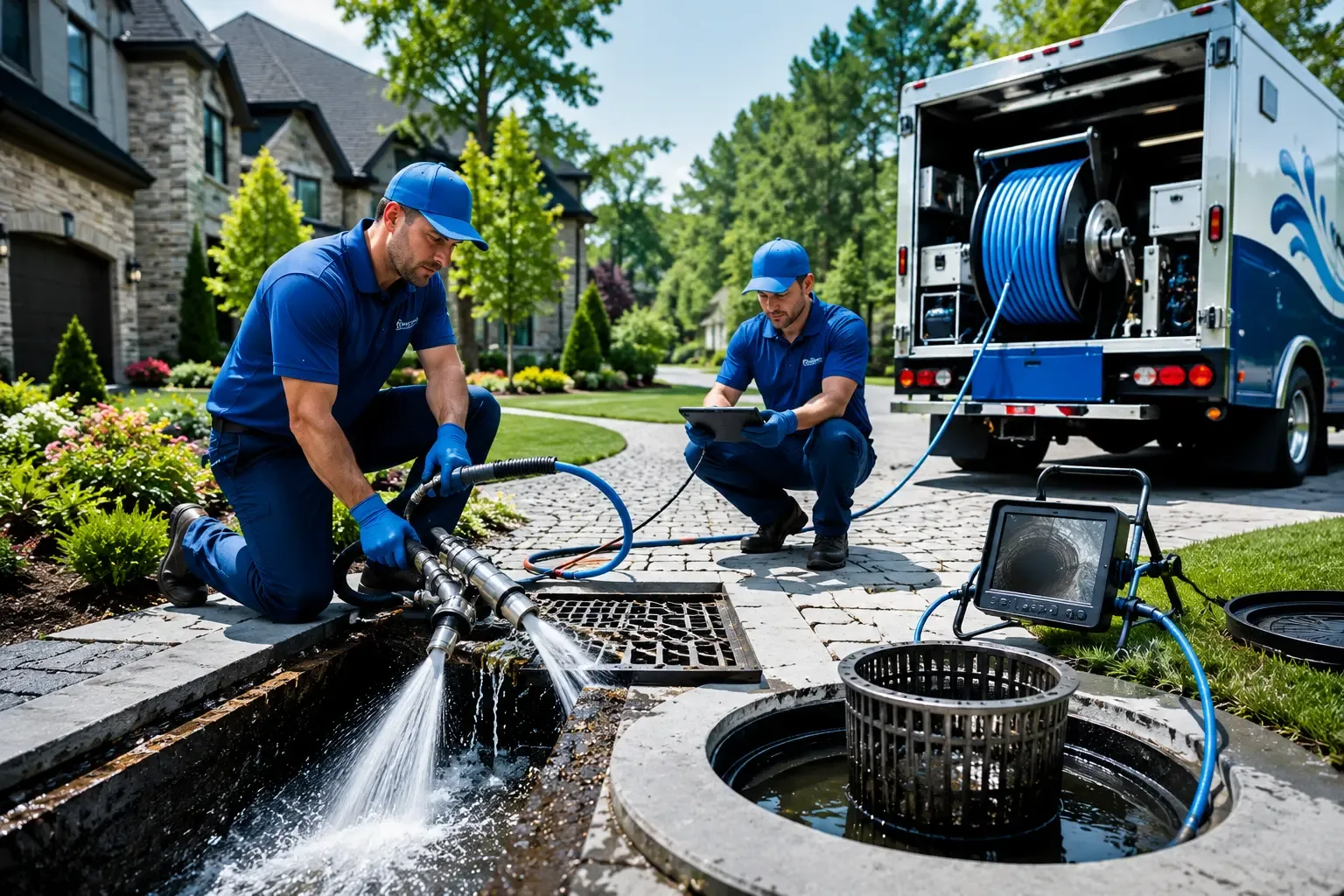 Local outdoor drain cleaning professionals in Garrison, KY